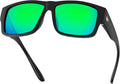 TOROE Z87+ Polarized Safety Sunglasses Matte Black TR90 Frame, ANSI Rated Lens