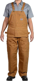 Ben Davis 862 Genuine 12 oz. Heavyweight Brown Duck Canvas Carpenter Work Overalls