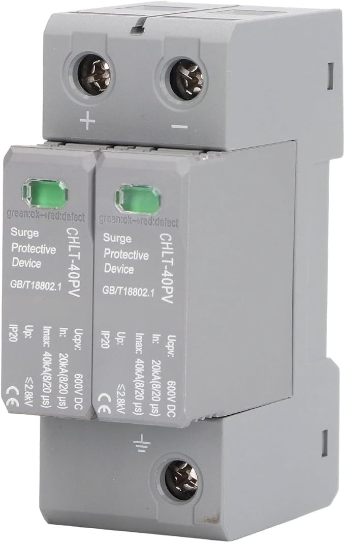 House Surges Protector, 2P Photovoltaic Surges Protection Device, Voltage Protector DC600V