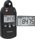 Quantum PAR Meter for LED Grow Light Full Spectrum PPFD Meter High Precision Quantum Sensor, Light Meter for Plants, Greenhouse and Farming Lux Meter Tester 400-700nm