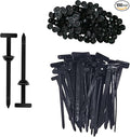 100 Pcs Premium Nylon Universal Cable Tie Buckle (100% Nylon), Heavy Duty Self-Locking Zip Ties, UV Resistant Cable Tie Clips for Automotive & Home Repairs, Car Fender, Trunk & Engine Fixes