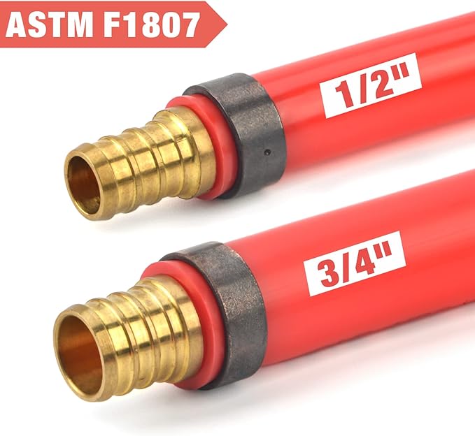 iCrimp ICP-1234AH PEX Crimping Tool Kit - 1/2-in & 3/4-in Copper Crimp Rings, Dual Size Crimper, PEX Removal Tool and Pipe Cutter - Meets ASTM F1807 Standard