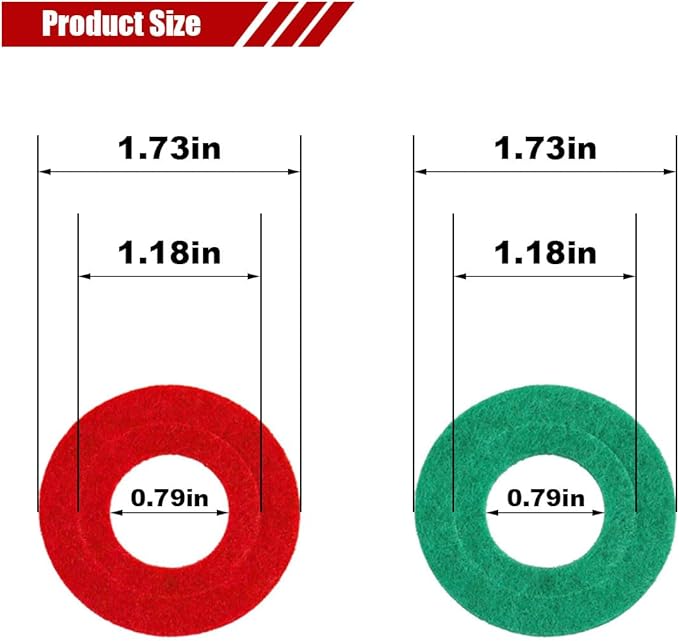 8PCS Car Battery Terminal Anti Corrosion Washers, Auto Fiber Shim Battery Terminal Protectors, 4 Red & 4 Green Battery Post Washer Fiber Washers for Protecting Battery Terminal