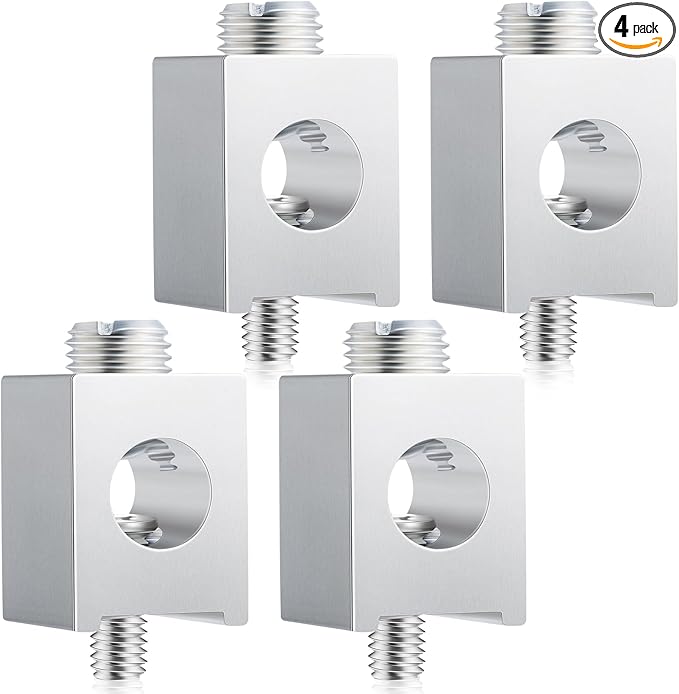 Blulu 4 Pieces #6-2/0 Neutral Lug Kit Circuit Ground Lugs Aluminum Grounding Lugs for Electrical Connections (4 Pieces, 6-2/0)