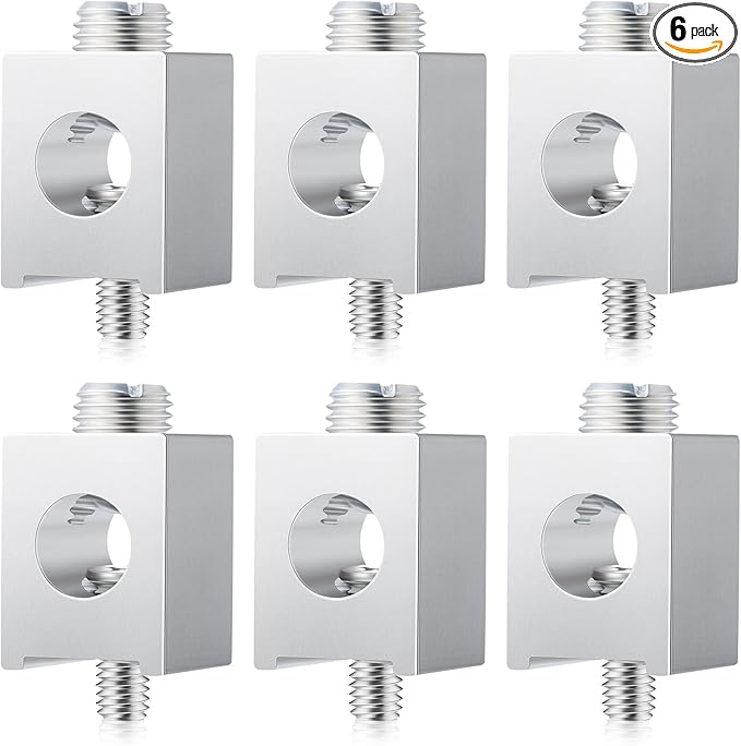 Blulu 6 Pieces #4-2/0 Neutral Lug Kit Circuit Breaker Ground Lugs Aluminum Grounding Lugs for Electrical Connections(6 Pieces, 4-2/0)