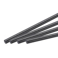 MECCANIXITY Carbon Fiber Rod, 12mm x 300mm Carbon Rod Bar for RC Airplane DIY Craft Kite Wing Tube Quadcopter Arm Repair Pack of 4