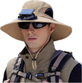 Solar Powered Fan Hat Wide Brim Sun Hat with Solar Fan Sun Bucket Hats Men Women UPF50+ Fishing Beach Hats with Fans