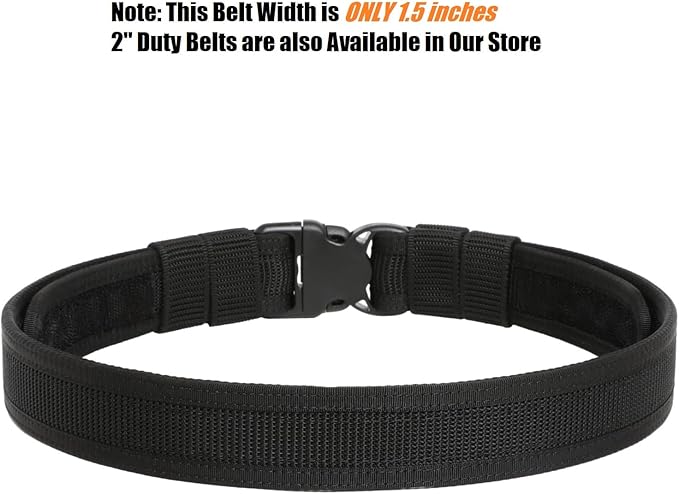 TACNEX Duty Belt 1.5" Law Enforcement Police Security Nylon Utility Work Belts