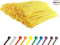 GTSE 12 Inch Yellow Zip Ties, 1,000 Bulk Pack, 50lb Strength, UV Resistant Long Nylon Cable Ties, Self-Locking 12" Tie Wraps