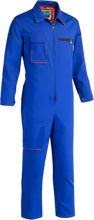 Men's Coveralls Mechanic Work Jumpsuit Multi Pockets Overalls Long Sleeve Workwear Coverall