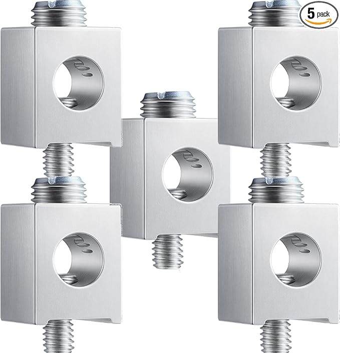 5 PCS #4-2/0 Neutral Lug Kit, Aluminum Grounding Lugs for Circuit Breaker and Electrical Connections