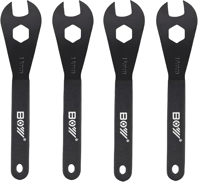 Bike Cone Thin Wrench Set Tool for Bicycle Wheel Hub Axle Nut Install Remover Cycling Spanner Hub Repair Removal Tool