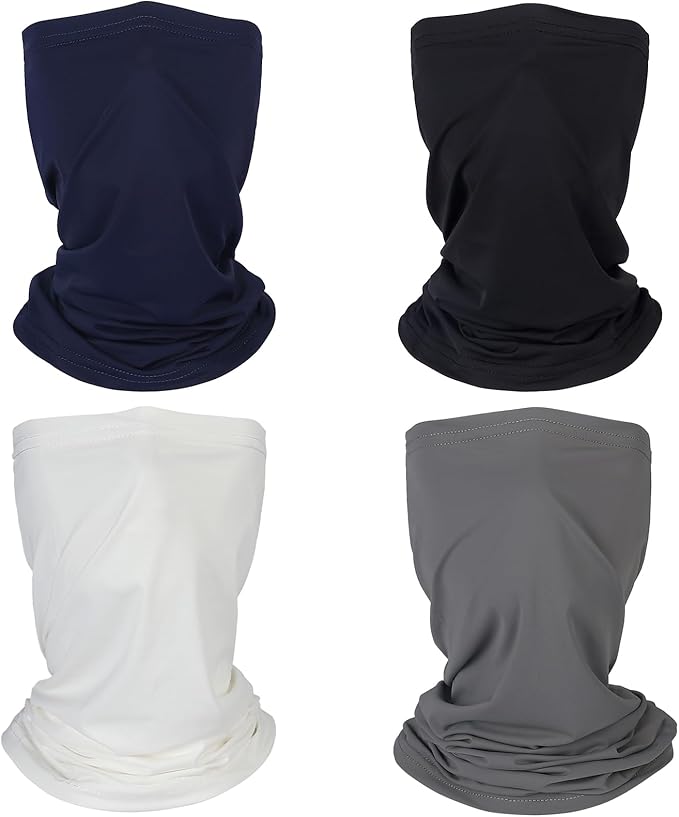 Mandydov Summer Cooling Neck Gaiter Face Mask Breathable Balaclava, UV Protection Wind Dust Proof Face Cover Scarf