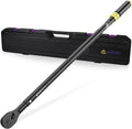 3/4-Inch Drive Click Torque Wrench, 100-750 Ft-Lb/135.5-1016.3 Nm Torque Wrench with Dual Range Scales, Dual-Direction, Quick Release Reversible Head, 48-Tooth for Car, Truck, Tractor