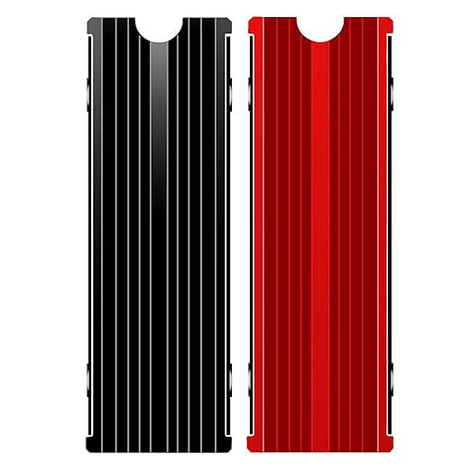 M.2 NVMe Heatsink, 2280 SSD Heat Sink for Single/Double Sided With Thermal Silicone Pads for PC/PS5 PCIE or SATA SSD (2PCS)