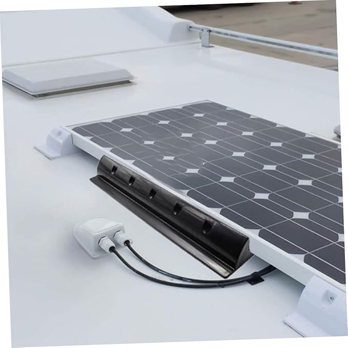 2pcs Abs Solar Panel Brackets Roof Rack for Rv Boat Solar Panel Support Racks