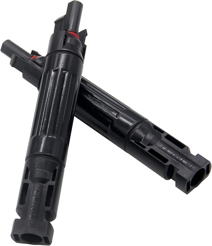 2Pcs 20A Solar inline Fuse holder,Solar Panel PV Connector with Built in 20A Fuse, Waterproof Solar Fuse Connector, Solar Surge Protection Device