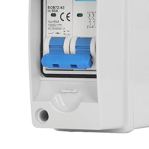 DC Disconnect Switch 1000V 50A Miniature Circuit Breaker with IP65 Waterproof Distribution Box for Solar PV System DC Disconnect Switch PV Disconnect Switch dc Circuit Breaker Outdoor Breaker Box