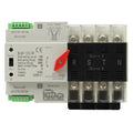 Mini ATS Automatic Transfer Switch Dual Power Changeover Switch 100A 220V Generator Electrical Selector Switches DIN Rail Mount NLQ4-2P/3P/4P Circuit Breaker Toggle Controller