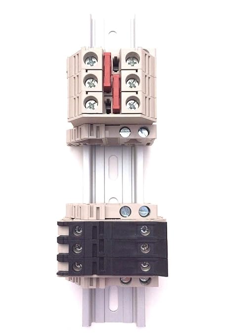 Dinkle Solar Combiner Box 3 Fuse Holders 10 AWG Inputs 6 AWG Output 36A 600V