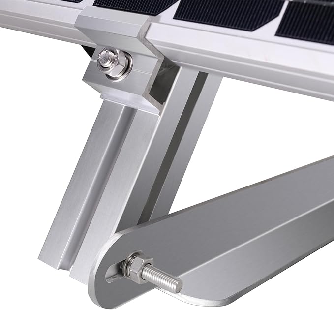 Renogy Solar Panel Side of Pole Mount for 50W/100W Solar Panel (Mount only) for Flat Surface Off-Grid Systems, and Panels Up to 100W