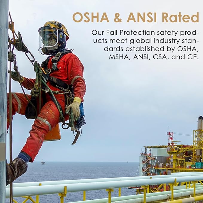 AFP Demon Fall Protection Comfortable Safety Harness (OSHA/ANSI PPE)
