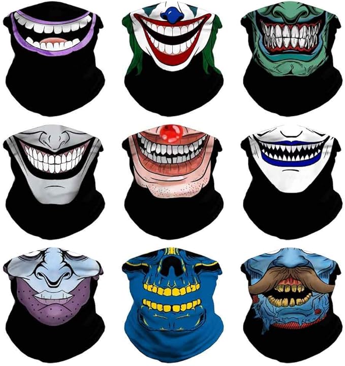 Neck Gaiter Face Cover - Sun Protection Mask Balaclava for Men and Women