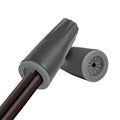 GKOLED Waterproof Wire Connectors, Silicone Filled Outdoor Electrical Screw Terminals for Low Voltage LED Landscape Lights, Wire Caps Compatible with 22AWG-12AWG, Irrigation Valves, Dark Gray, 30-Pack