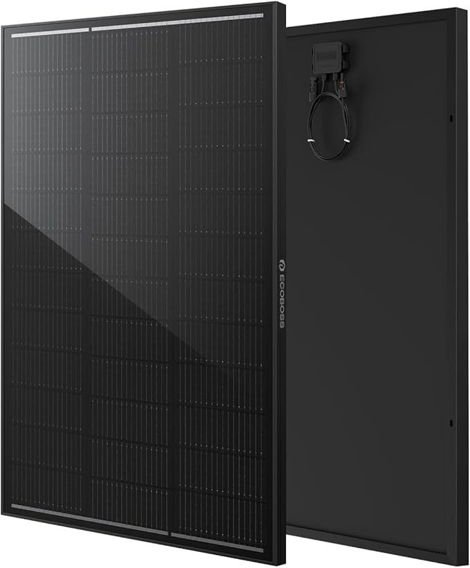 100 Watt Solar Panel, 16BB N-Type 12V 100W Solar Panels with 25.6% High Efficiency, Lightweight & Durable Monocrystalline Module for RV, Boat, Rooftop, Trailer, Camper & Off-Grid System