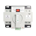 2P 63A 110V Dual Power Automatic Transfer Switch, ATS Generator Changeover Switch 50HZ/60HZ, White