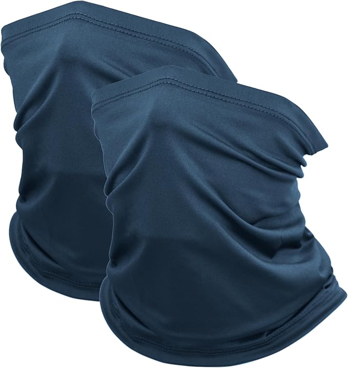 JHYWELL Cooling Neck Gaiter Face Mask, UV Protection Masks Gator, Windproof Bandana for Skiing, Fishing, Hiking, Cycling