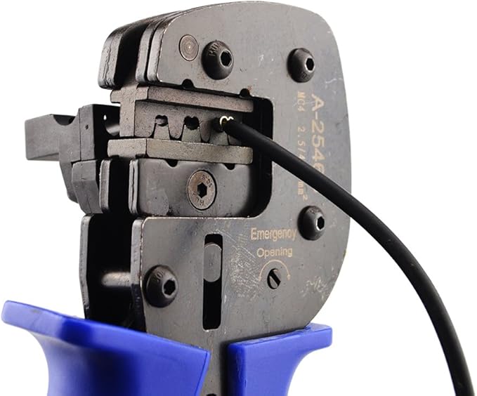Samyo A-2546 MC4 Crimping Tools Crimper for Solar Panel PV Connectors Cables with Stripping and Cutting Function (26-10AWG)
