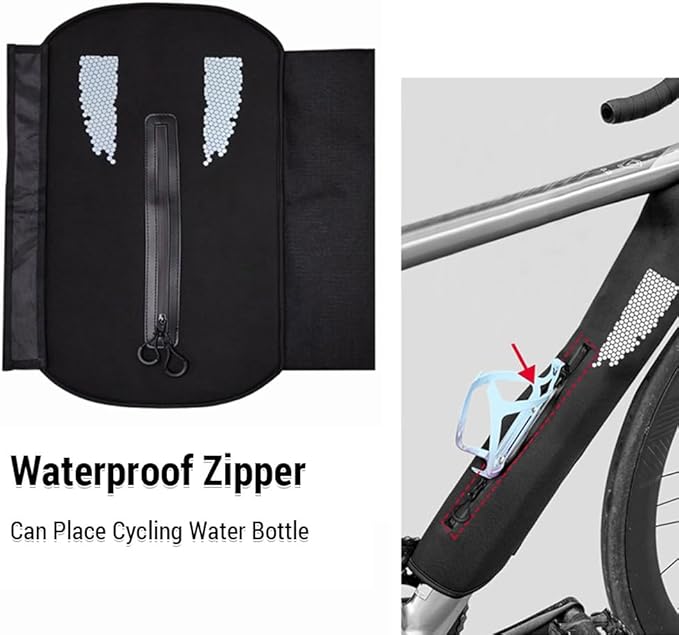 Lixada Bike Handlebar Protector Cover Dustproof Waterproof Handle Bar Cover Universal E-Bike Handlebar Cover Handle Bar Maintenance Cover for Road Bike Cycling Equipment