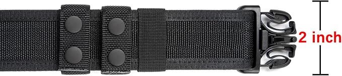 LUITON Tactical Duty Belt for Men - 2" Rigger Molle Military Style Combat Battle Belt for Police and Security