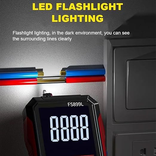 2026 Upgraded FS899L Multimeter, USB Rechargeable Digital Multimeter, Automatic Digital Display Multimeter Tester for Home and Industrial Electrical Issues (FS899L)