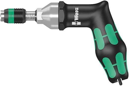 Wera 05074712001 Kraftform 7447 Hexagon Torque Screwdriver, 1/4" Head, 25.0-55.0"/lbs Variable Torque Adjustment Range