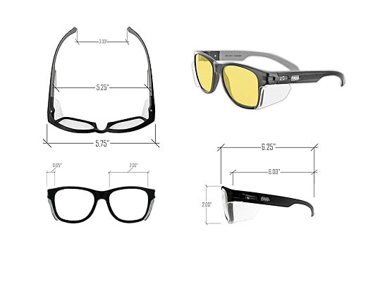 MAGID Anti-Fog Polycarbonate Safety Glasses, 1 Pair, Y50