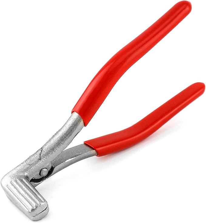 QWORK Battery Pliers, Professional Battery Equipment Plier Battery Terminal Spreader Automotive Repair Tool