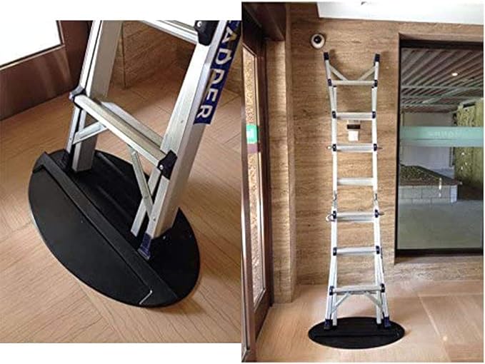 Extension Ladder Anti Slip Stop Pad Mat,27"x15.7" Non-Slip Rubber Telescoping Stepladder Ladder Stabilizer Accessories, Anti-Skid Anti-Slip Stopper Safety for Floor Protect Protection