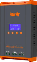 MPPT Solar Charge Controller 60AMP, for 12V/24V/36V/48V Auto, MAX 160V 2800W Input, 150V w/LCD Display, for Lead-Acid Lithium Battery -- Parallel Version