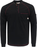 VATRENUS FR Shirts Crewneck 5.5oz Lightweight Flame Resistant 100% Cotton Men's Pre-Washed Fire Retardant Workwear