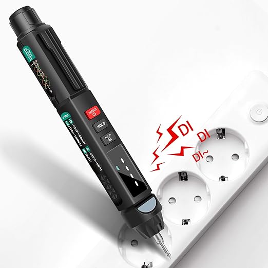 ANENG Pen Type Digital Multimeter AC/DC Voltage Tester 6000 Counts Intelligent Professional Current Meter Non-Contact Voltmeter Sensor Pen Test with Resistance Continuity Capacitance Diode Live Wire