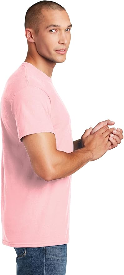 Gildan Unisex Adult DryBlend Workwear T-Shirts with Pocket, 2-Pack