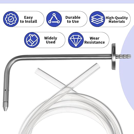 Manometer Probe Kit Compatible with Fieldpiece JL3KM, SDMN5, SDMN6, ADMN2 and Klein Tools ET180 Digital Manometer, HVAC Pitot Static Tube Fit