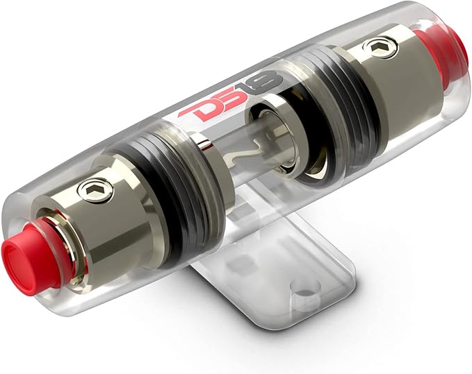 DS18 FHSAGU80A Round AGU Fuse Holder with 80A Fuse