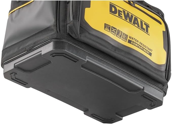 DEWALT Tool Bag, Water Resistant, Hard Bottom, 16-inch, Professional Tool Tote (DWST560103)