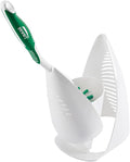 Libman 1022 Premium Angled Toilet Bowl Brush and Caddy with hygienic Drying Slits