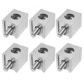 6 Pieces #4-2/0 Circuit Breaker Ground Lugs, Aluminum Neutral Lug Kit for Electrical Connections, Grounding Lugs (2/0, 6)