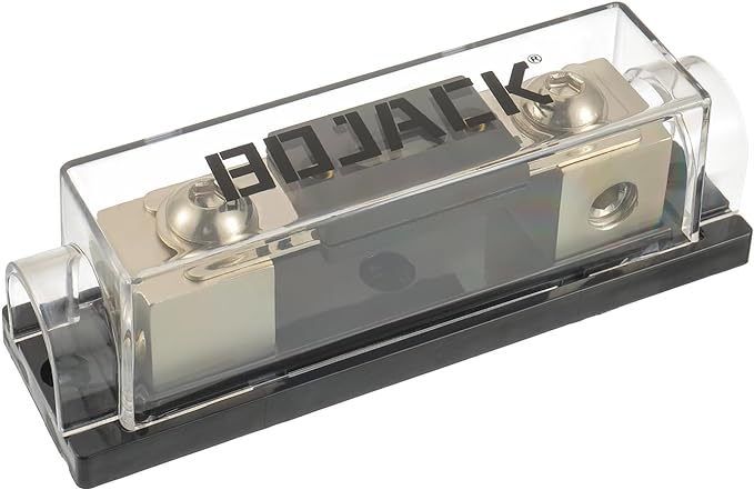BOJACK 0/2/4 Gauge AWG in Line ANL Fuse Holder with 50 Amp Fuse