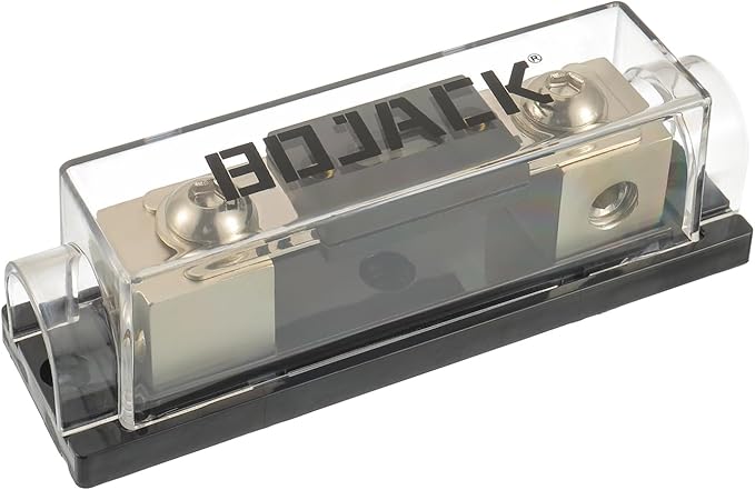 BOJACK 0/2/4 Gauge AWG in Line ANL Fuse Holder with 80 Amp Fuse